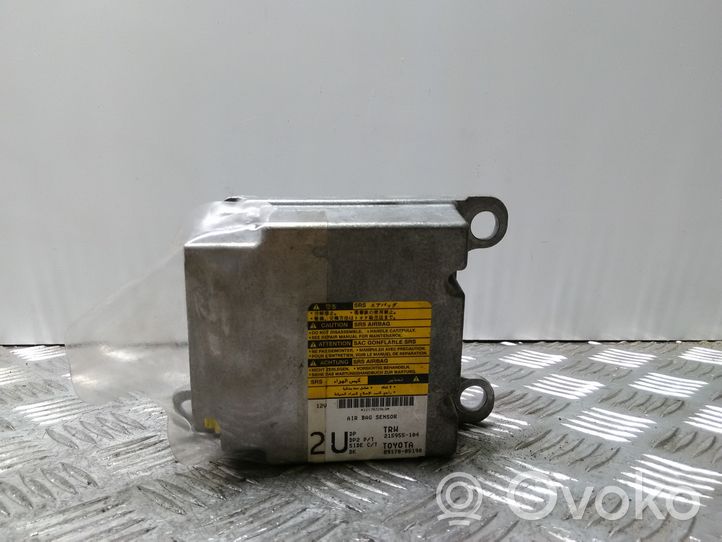 Toyota Avensis T250 Module de contrôle airbag 215955104