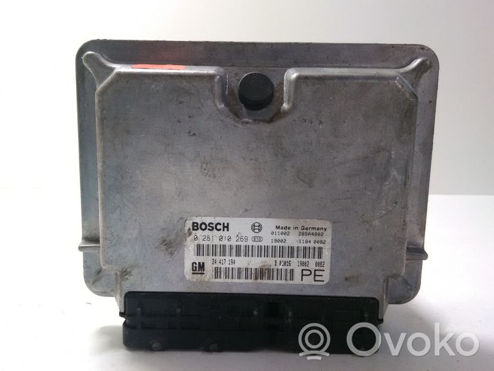 Opel Vectra B Unidad de control/módulo del motor 0281010269