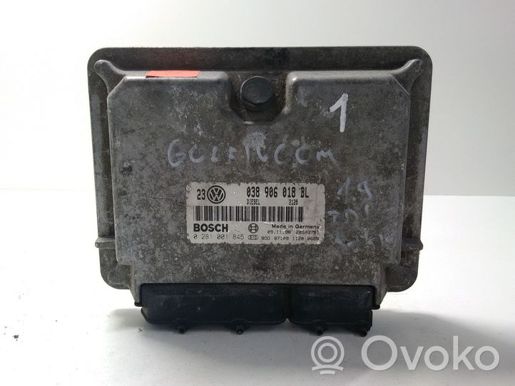 Volkswagen Bora Calculateur moteur ECU 038906018BL