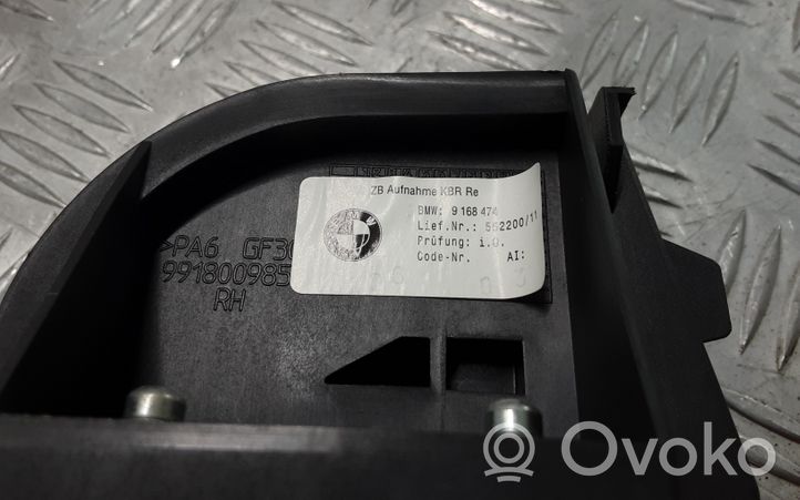 BMW 5 F10 F11 Podpora mocowania półki bagażnika 9168474