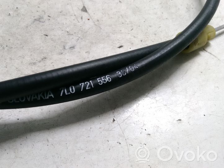 Porsche Cayenne (9PA) Handbrake/parking brake wiring cable 7L0721556