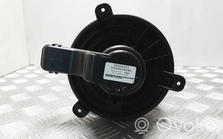 Mitsubishi Outlander Ventola riscaldamento/ventilatore abitacolo 7802A321