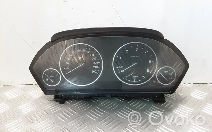 BMW 3 F30 F35 F31 Compteur de vitesse tableau de bord 62109350137