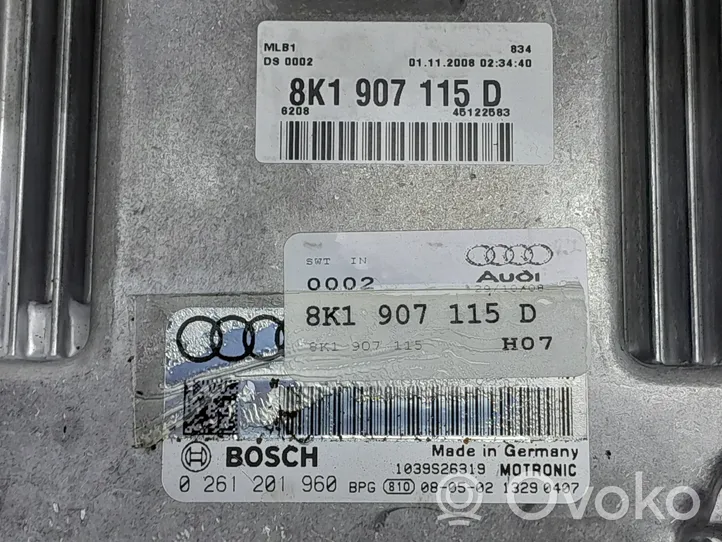 Audi A4 S4 B8 8K Centralina/modulo del motore 8K1907115D