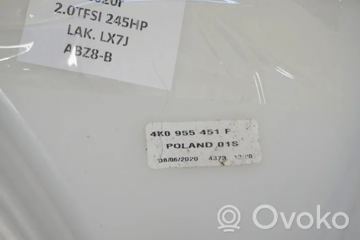 Audi A6 S6 C8 4K Langų skysčio bakelis 4K0955451F