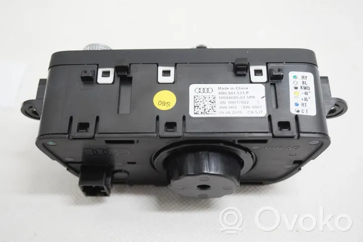 Audi A4 S4 B9 8W Interrupteur d’éclairage 4M0941531P