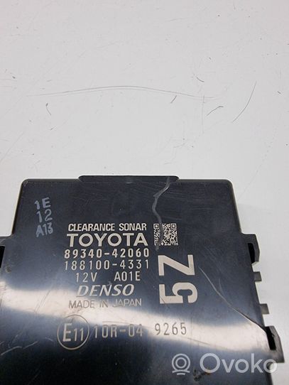 Toyota RAV 4 (XA50) Centralina/modulo sensori di parcheggio PDC 8934042060