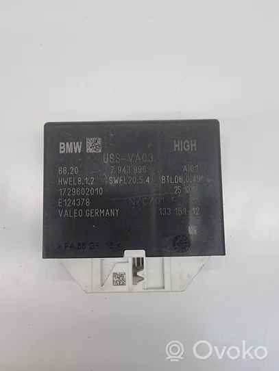 BMW 5 G30 G31 Centralina/modulo sensori di parcheggio PDC 7943996