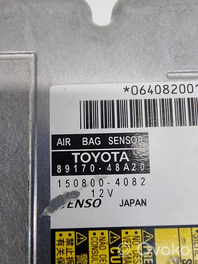 Lexus RX 450H Sensore d’urto/d'impatto apertura airbag 8917048A20