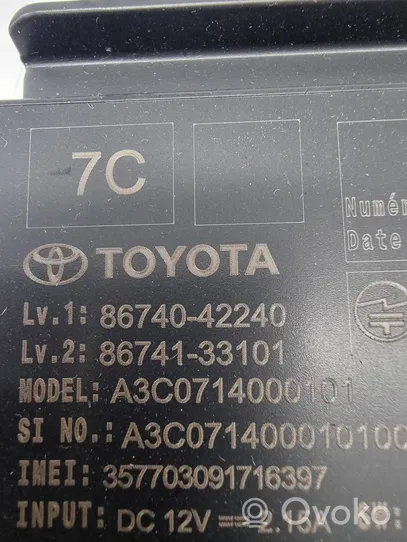 Toyota RAV 4 (XA50) Muut ohjainlaitteet/moduulit 8674042240
