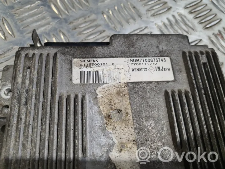 Renault Megane I Dzinēja vadības bloks HOM7700875745