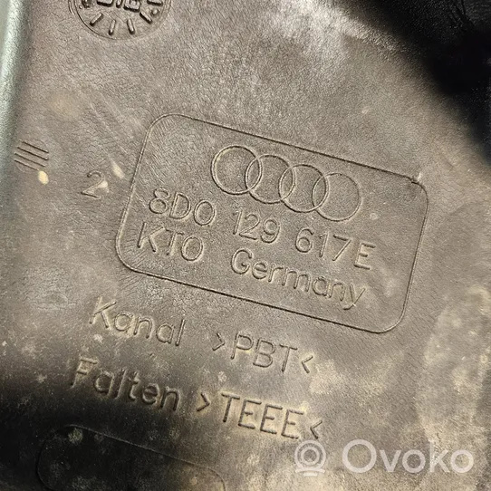 Volkswagen PASSAT B5 Ohjaamon sisäilman ilmakanava 058129617A