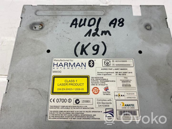 Audi A8 S8 D4 4H CD/DVD keitiklis 4H0035666G