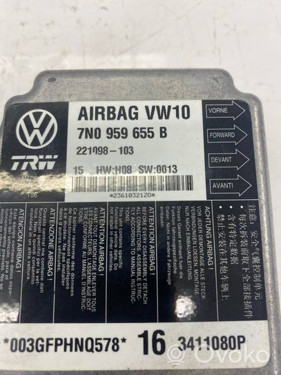 Volkswagen Sharan Centralina/modulo airbag 7N0959655B