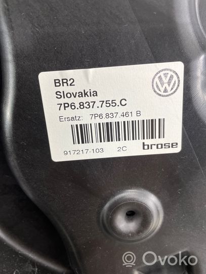 Volkswagen Touareg II Etuikkunan nostomekanismi ilman moottoria 7P6837461B
