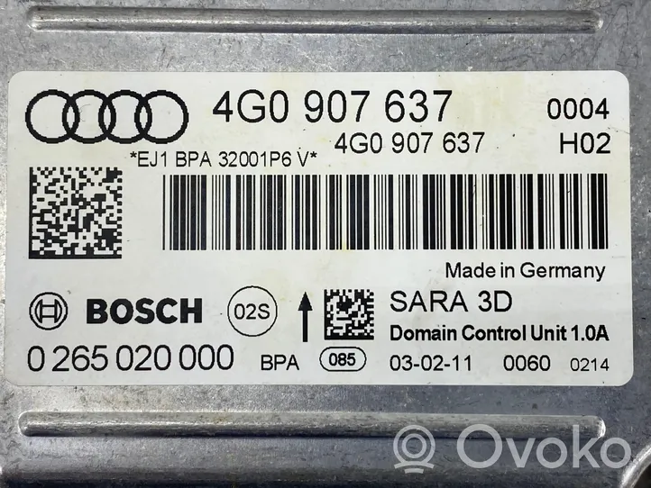 Audi A7 S7 4G Moduł / Sterownik ESP 4G0907637