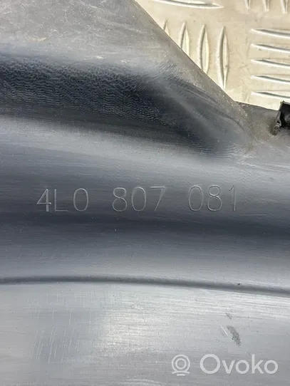 Audi Q7 4L Rivestimento della modanatura della chiusura del vano motore/cofano 4L0807081