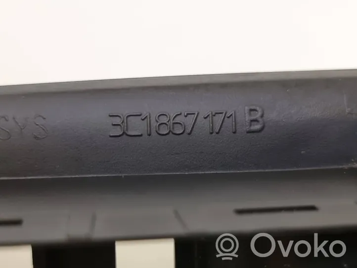 Volkswagen PASSAT B6 Priekinė uždarymo rankena/ apdaila 3C1867171B