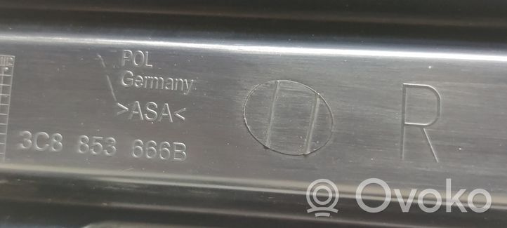Volkswagen PASSAT CC Priešrūkinio žibinto apdaila/ grotelės 3C8853666