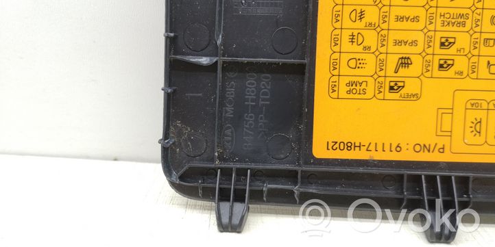 KIA Stonic Fuse box cover 84756H8000