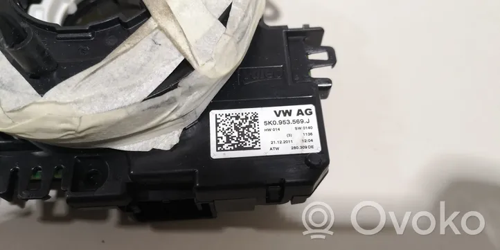 Volkswagen Tiguan Muelle espiral del airbag (Anillo SRS) 5K0953569J