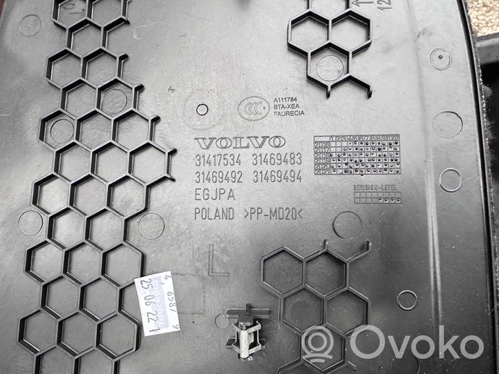 Volvo V60 Rivestimento laterale della consolle centrale anteriore 31417534