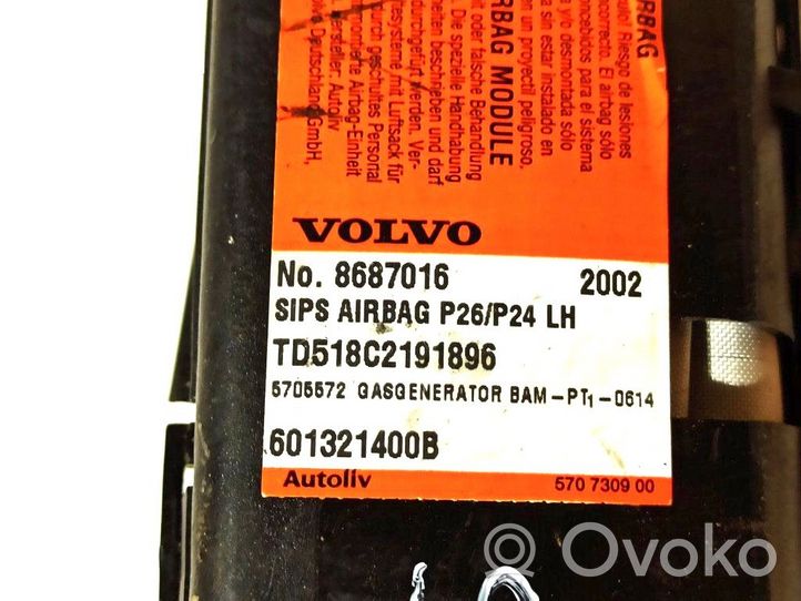 Volvo V70 Sėdynės oro pagalvė 8687016