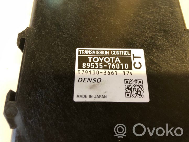 Toyota Prius+ (ZVW40) Gearbox control unit/module 8953576010