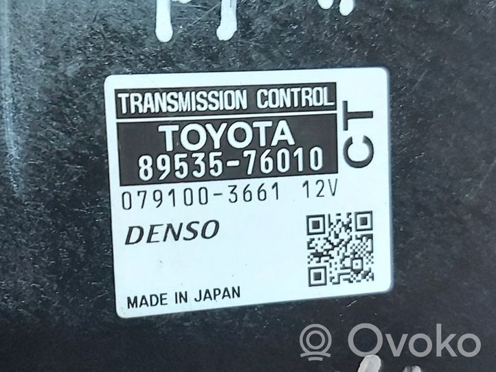 Toyota Prius (XW30) Gearbox control unit/module 8953576010