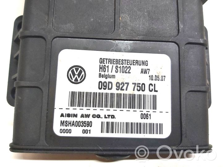 Volkswagen Touareg I Pavarų dėžės valdymo blokas 09D927750CL