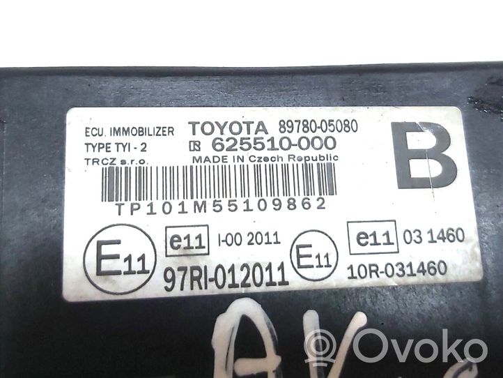 Toyota Avensis T270 Hälytyksen ohjainlaite/moduuli 8978005080