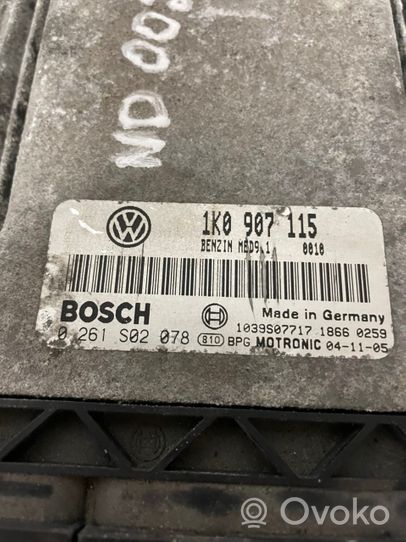 Volkswagen Golf V Calculateur moteur ECU 1K0907115