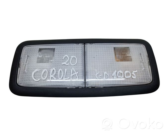 Toyota Corolla E210 E21 Éclairage lumière plafonnier arrière 8125005030