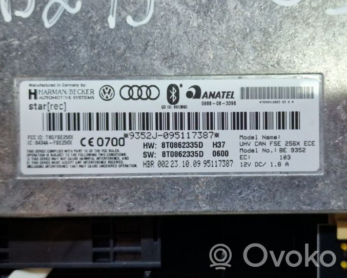 Audi A4 Allroad Moduł / Sterownik Bluetooth 8T0862335D