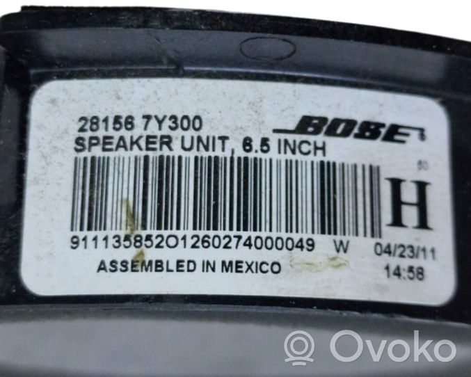 Nissan Qashqai Enceinte de porte arrière 281567Y300