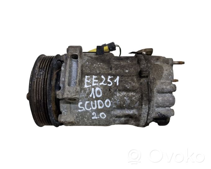 Fiat Scudo Ilmastointilaitteen kompressorin pumppu (A/C) 9672867380