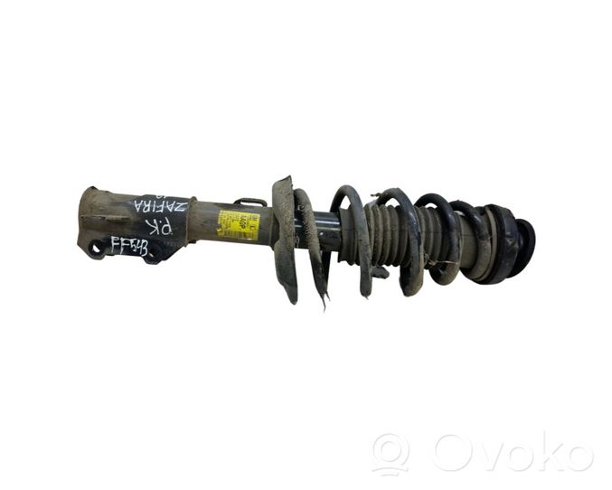 Opel Zafira C Front shock absorber with coil spring 13354037