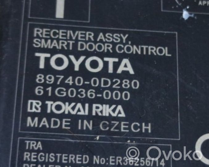 Toyota Yaris Durų elektronikos valdymo blokas 897400D280