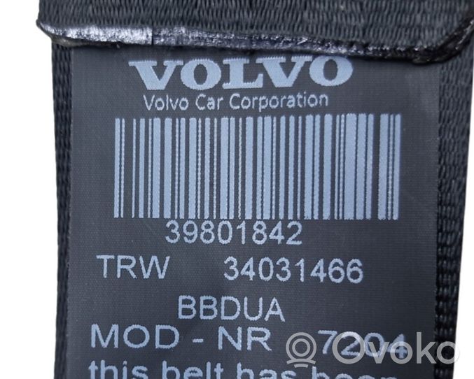 Volvo XC60 Rear seatbelt 39801842