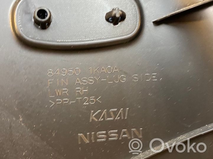 Nissan Juke I F15 seitliche Verkleidung Kofferraum 849501KAOA