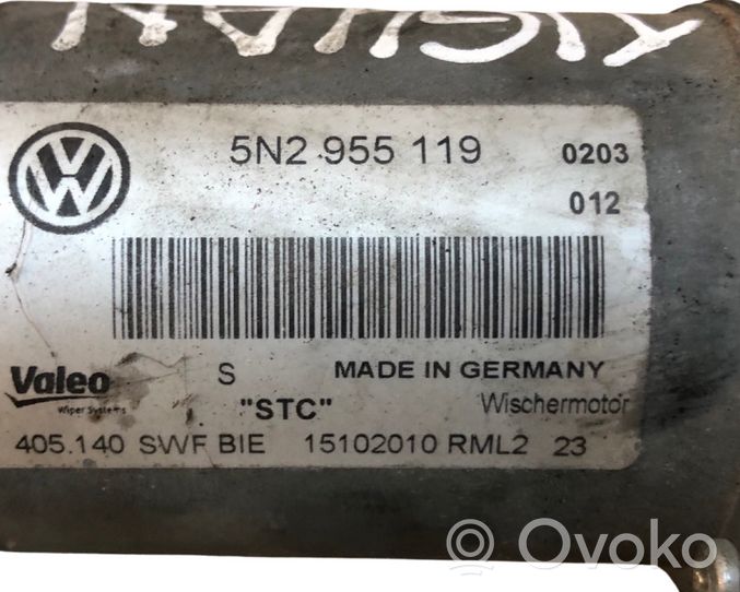 Volkswagen Tiguan Etupyyhkimen vivusto ja moottori 5N2955119