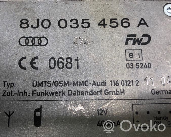 Audi A6 Allroad C6 Wzmacniacz anteny 8J0035456A