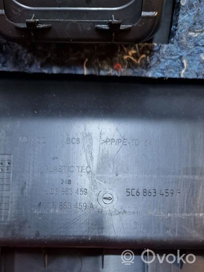 Volkswagen Jetta VI Ladekante Verkleidung Kofferraum 5C6863459