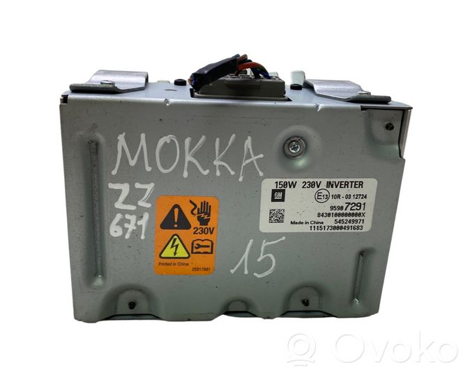 Opel Mokka Przetwornica napięcia / Moduł przetwornicy 95907291