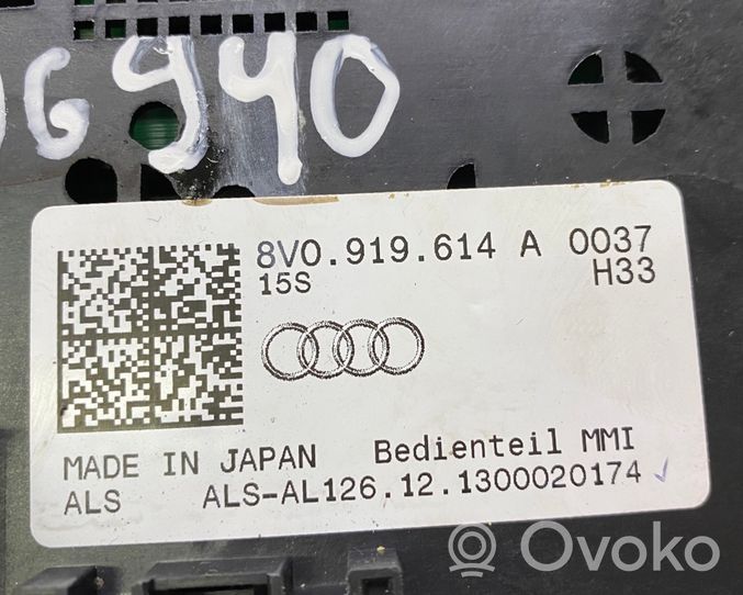 Audi A3 S3 8V Pääyksikkö multimedian ohjaus 8V0919614A