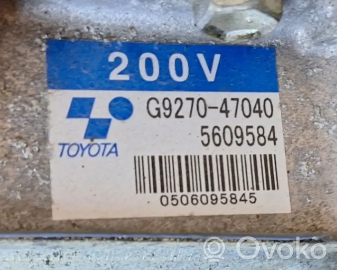Toyota Prius (XW20) Преобразователь напряжения G927047040