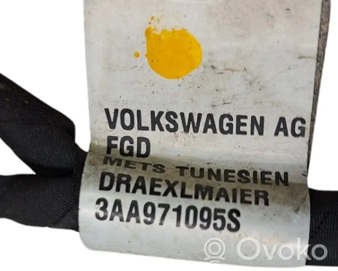 Volkswagen PASSAT B7 Parking sensor (PDC) wiring loom 3AA971095S