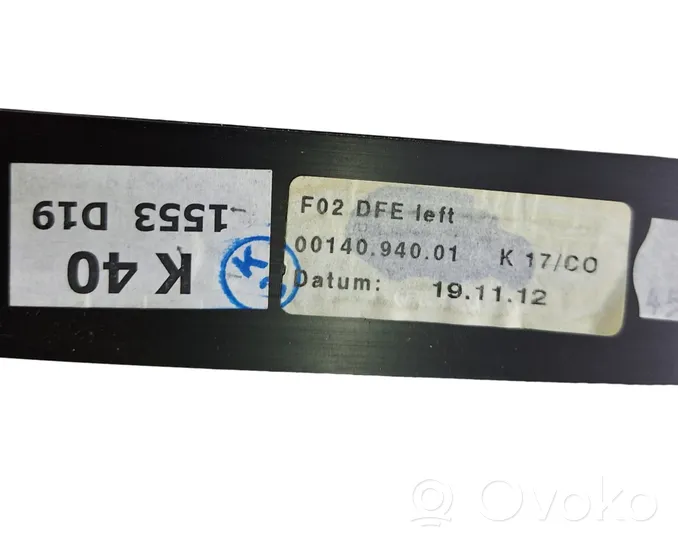 BMW 7 F01 F02 F03 F04 Elektrinė lango užuolaidėlė 9141407