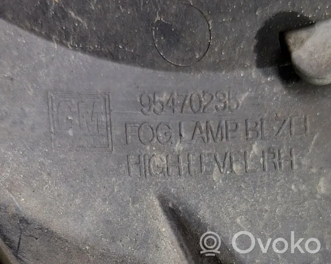 Opel Mokka Grille antibrouillard avant 95470235