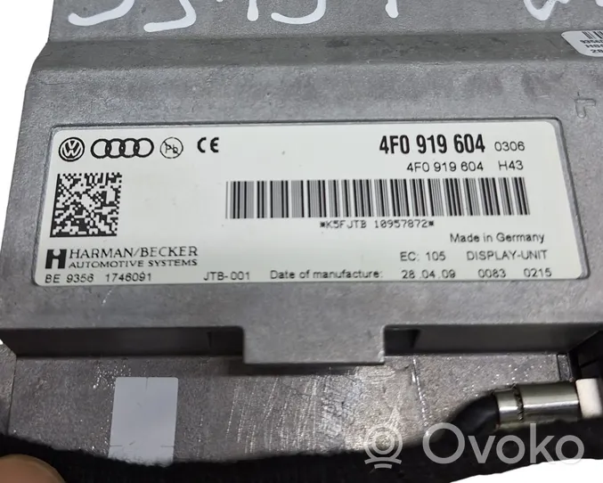 Audi Q5 SQ5 Monitori/näyttö/pieni näyttö 4F0919604